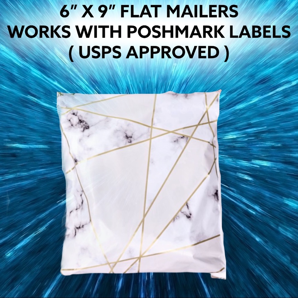 25 6X9 Poly Mailers Marble Shipping Envelopes PRICE IS FIRM - Picture 6 of 8